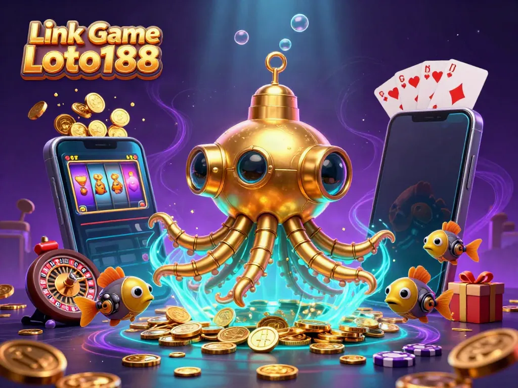 Engage in thrilling gameplay with Link Game Loto188, featuring vibrant games and golden treasures.