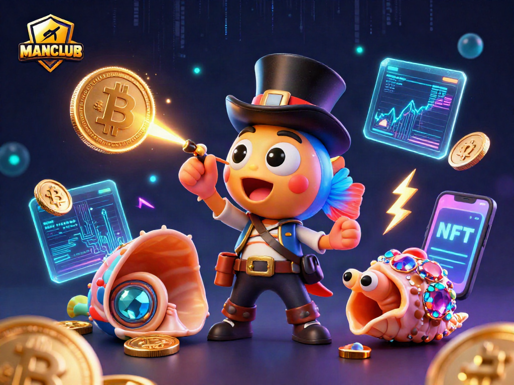 Engage in the thrilling world of MANCLUB with a vibrant underwater casino scene showcasing rich digital elements.