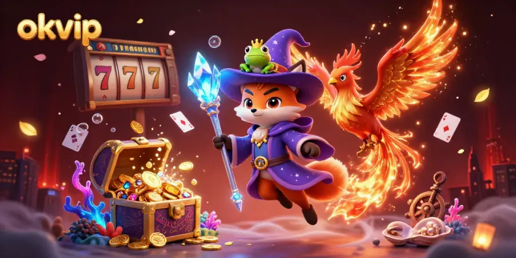 Engage with the dynamic casino scene as okvip wizards and phoenixes invite players to explore their fortune.