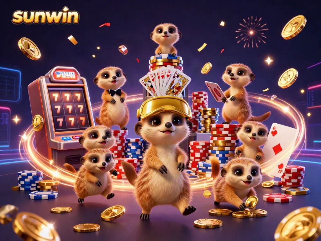 Experience the thrill of sunwin casino with meerkats in vibrant, dynamic gaming action.
