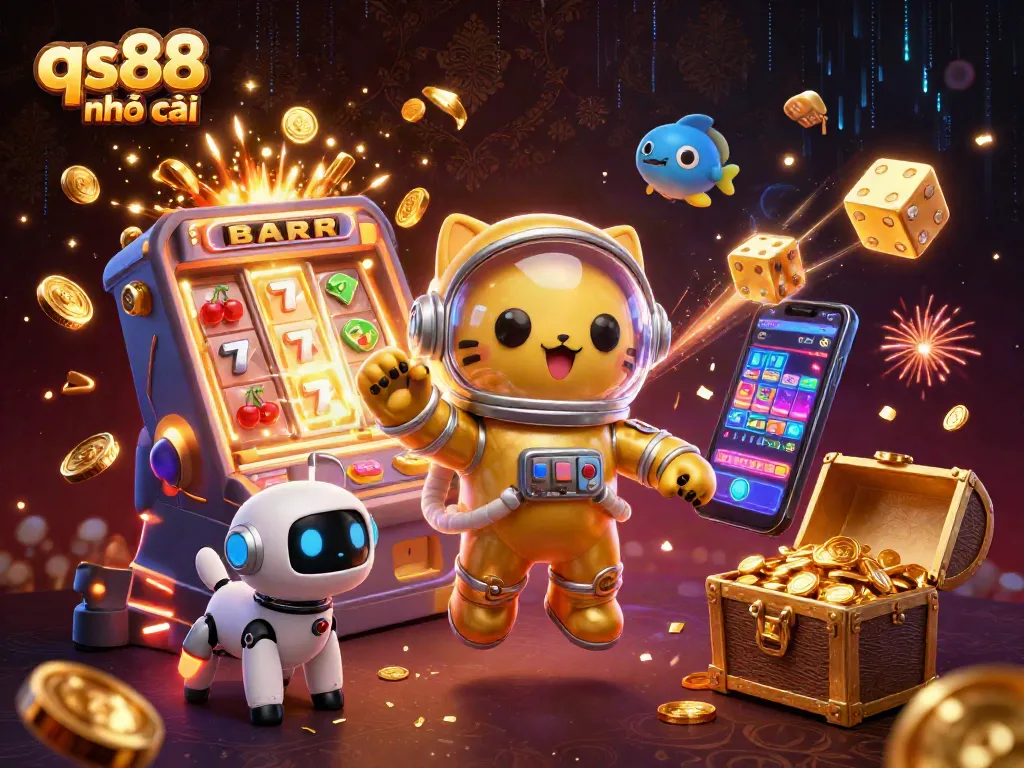 Experience thrilling gameplay with qs88 nhà cái in a vibrant casino scene filled with excitement.