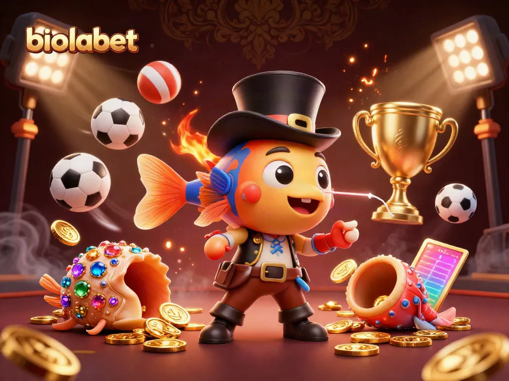 Engage with biolabet through a vibrant 3D illustration of a casino-like adventure!