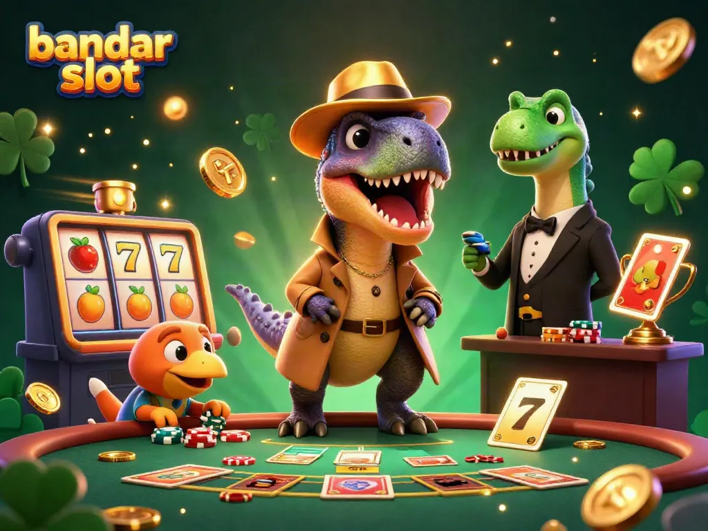 Temukan bandar slot terbaik di dunia perjudian dengan ilustrasi kartun 3D yang menarik dan penuh aksi.