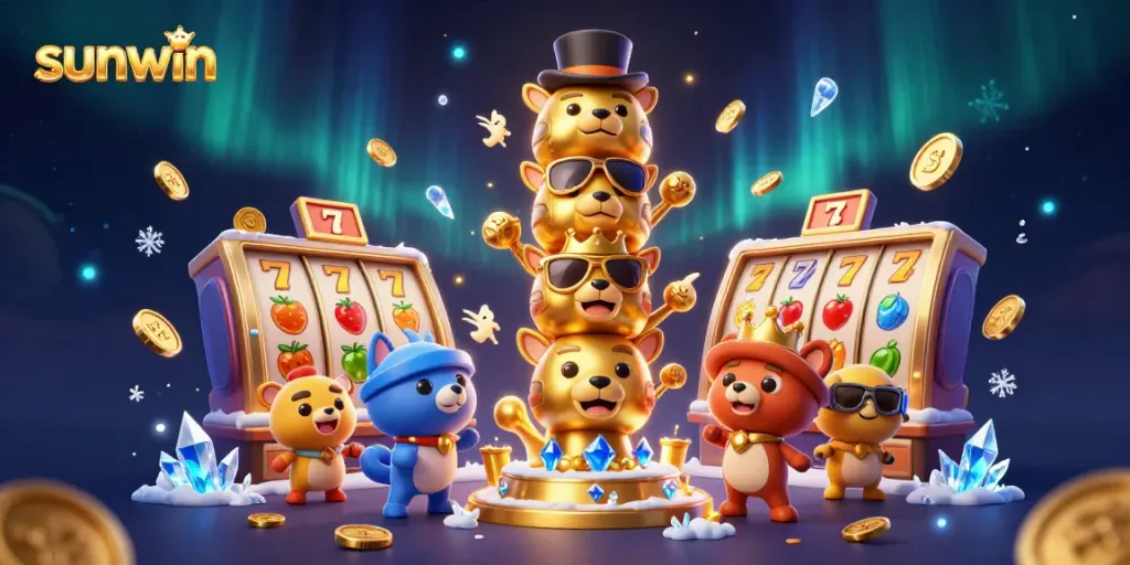 Experience the thrill of sunwin with captivating interactive games and glittering casino elements.