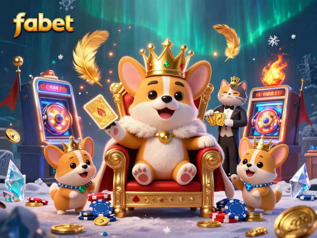 Spin the reels and win with fabet's dynamic casino experience featuring vibrant 3D characters and elements.