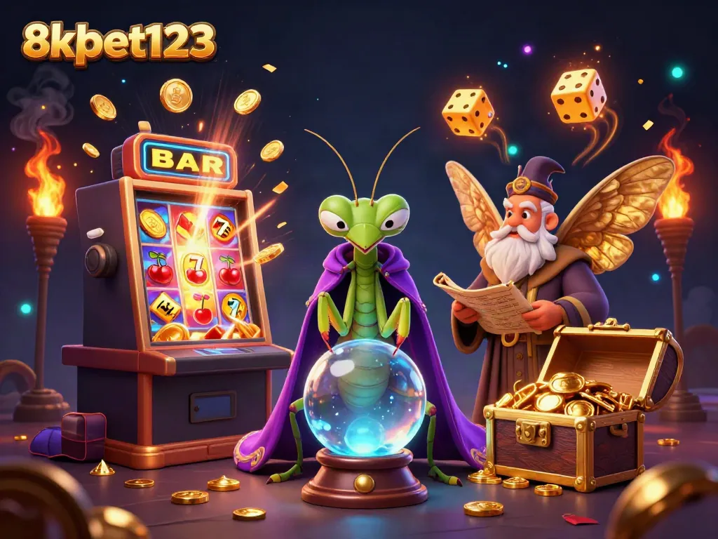 Win big at 8xbet123 with vibrant 3D casino characters and exciting games all around.