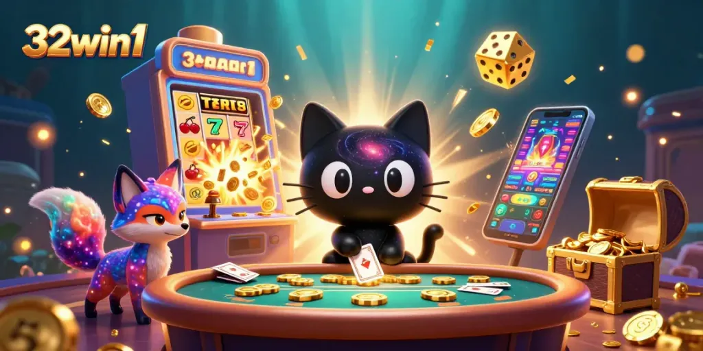 Experience thrilling gameplay with 32win1 at a casino table full of action and grand wins.